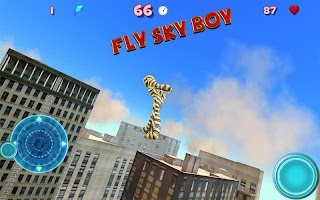 Sky Fly Boy Super Base Jumping Plakat