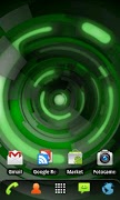 برنامه‌نما RLW Theme Black Green Tech عکس از صفحه
