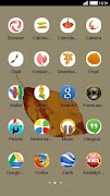 Vanilla Leaves Launcher Theme captura de pantalla 4