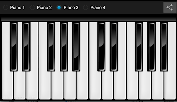 Realistic Piano Free-poster