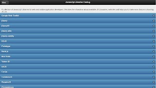 Javascript Libraries Catalog2 الملصق