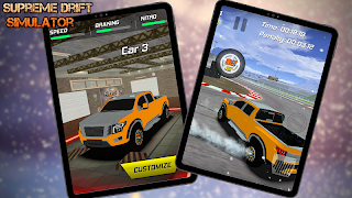 برنامه‌نما Supreme Drift Simulator عکس از صفحه