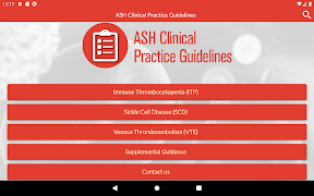 ASH Practice Guidelines capture d'écran 4