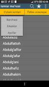 Ismlar ma'nosi اسکرین شاٹ 4