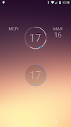 onca Clock Widget الملصق