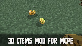 3D Items Mod for Minecraft PE Plakat