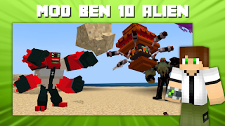 Mod Ben Alien For MCPE скриншот 7
