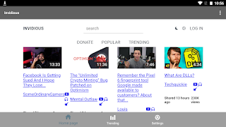 Invidious Interface 海報