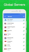 برنامه‌نما فیلتر شکن نامحدود armada vpn‏ عکس از صفحه