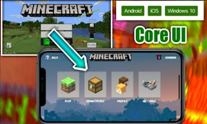 Core UI Concept Pack Addon for MCPE スクリーンショット 1