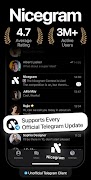 Nicegram: AI x Dual Telegram پوسٹر