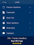 5 Schermata NCE Counselor Practice Test Pr