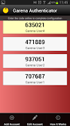 Garena Authenticator imagem de tela 2