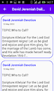 برنامه‌نما David Jeremiah Devotion عکس از صفحه