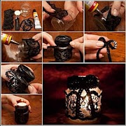 DIY Candle Holder Tutorial پوسٹر