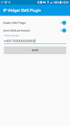 IP Widget SMS Plugin screenshot 1