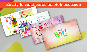 برنامه‌نما Holi Greetings eCard Maker عکس از صفحه
