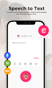 برنامه‌نما Speech To Text Voice Converter عکس از صفحه