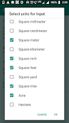 Area Converter স্ক্রিনশট 1