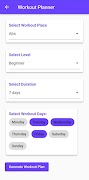 Plan Workout screenshot 6