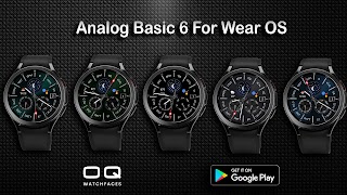 برنامه‌نما Analog Basic 6 EN Wear OS 5+ عکس از صفحه