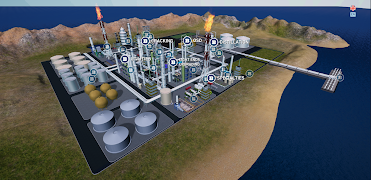 Refinery Map Affiche