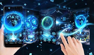 3D Tech Earth Theme screenshot 1