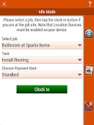 برنامه‌نما Job Manager Time Tracker عکس از صفحه