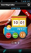 3 Schermata Beautiful Clock Widgets