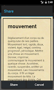 Dictionnaire Français imagem de tela 2