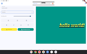 برنامه‌نما Text2Pic عکس از صفحه