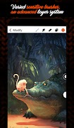 برنامه‌نما Procreate عکس از صفحه