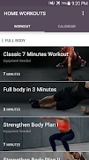 Home Workout - Workout Planner poster