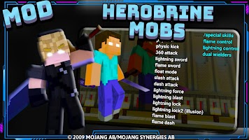 Herobrine Mobs: Minecraft Mod screenshot 6