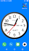 Analog Clock Widget-7 स्क्रीनशॉट 6