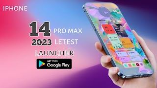 Iphone 14 pro max launcher and Plakat