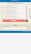 PC Power Supply Calculator 스크린샷 1