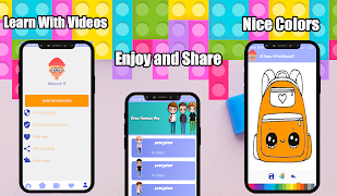 Draw Art tutorial: Draw and Coloring 截圖 7