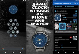 Watch Face Theme Bubble Cloud screenshot 2