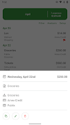 7 Schermata Expense Manager