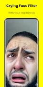 Crying Face Video Filter screenshot 1