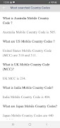 Sim Network Codes Guide screenshot 1