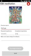 برنامه‌نما Meditation Tracker عکس از صفحه