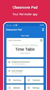 Classroom Pad - Timetable Note capture d'écran 1