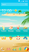 Summer Beach Theme স্ক্রিনশট 1