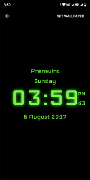 Digital Clock Cartaz