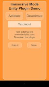 Immersive Mode Unity3D Plugin Plakat