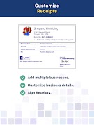 Receipt Maker - Sign & Send اسکرین شاٹ 6