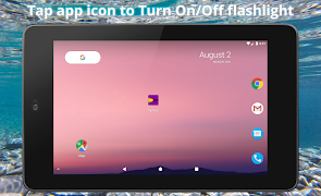 TapTorch –One click Flashlight syot layar 3