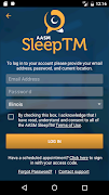 برنامه‌نما AASM SleepTM عکس از صفحه